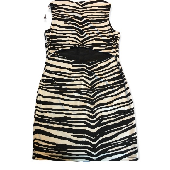 NWT! Jennifer Lopez zebra print dress - Picture 5 of 12